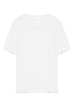 Allude crew-neck T-shirt - White