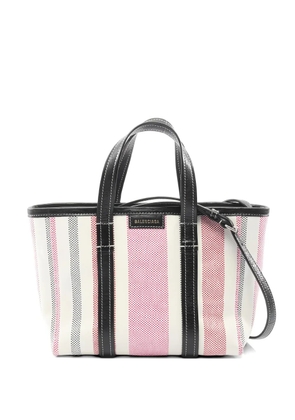 Balenciaga Pre-Owned 2000s Barbes striped handbag - White