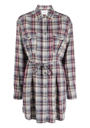 MARANT ÉTOILE Liliane midi shirt dress - Blue