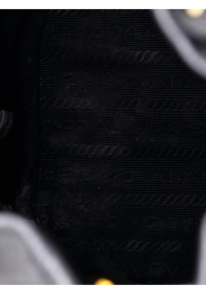 Prada Pre-Owned Logo Drawstring Glace Calf Small bucket bag - Black