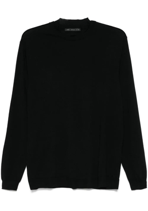 Low Brand fine-knit sweater - Black