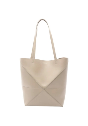 Loewe Pre-Owned medium puzzle leather tote bag - Neutrals