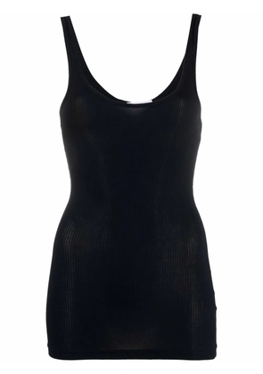 James Perse scoop neck vest top - Black
