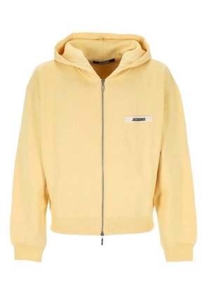 Jacquemus zip-up hoodie - Yellow