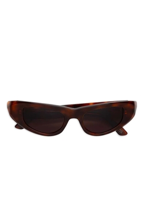 Marni Eyewear geometric-frame sunglasses - Brown