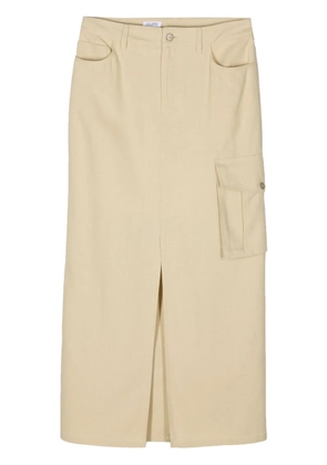 Filippa K slitted maxi skirt - Green