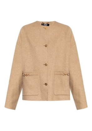 Versace Medusa-embellished jacket - Neutrals