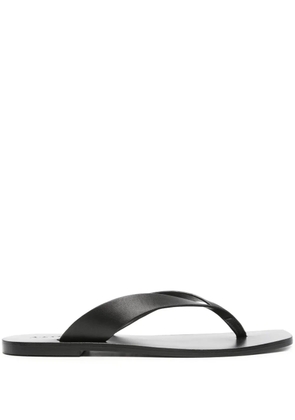 A.EMERY Kinto leather flip flops - Black