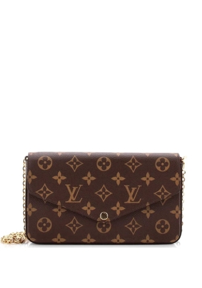 Louis Vuitton Pre-Owned Felicie Pochette Monogram Canvas crossbody bag - Brown