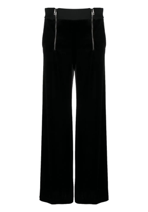 TOM FORD high-waisted wide-leg trousers - Black