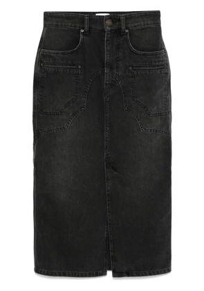 ISABEL MARANT Britt midi skirt - Black