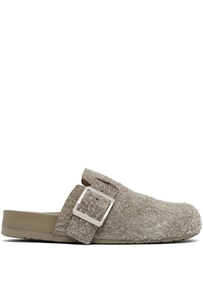 LOEWE Ease Buckle mules - Green