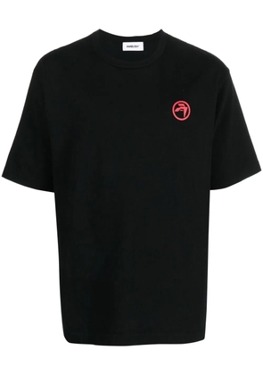 AMBUSH Records-print cotton T-shirt - Black