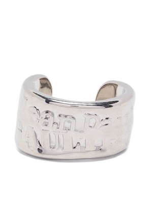 Jean Paul Gaultier engraved-logo bracelet - Silver