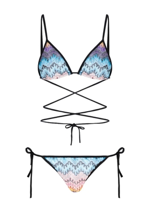 Missoni zigzag-pattern bikini - Black