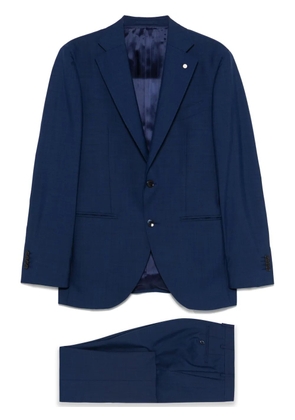 LUIGI BIANCHI MANTOVA virgin-wool suit - Blue