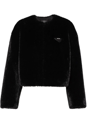 Prada Aspen triangle-logo jacket - Black