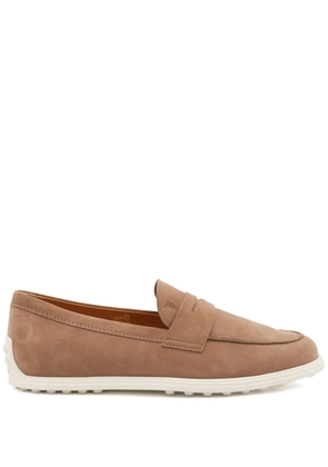 Tod's suede loafers - Brown