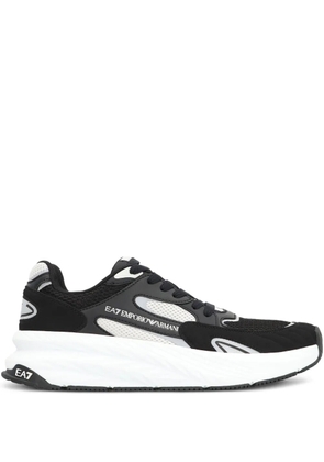 Ea7 Emporio Armani mesh panel sneakers - Black