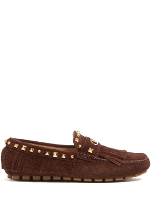 Valentino Garavani Fastaway driver loafers - Brown