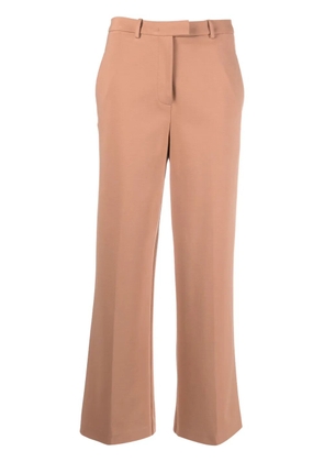 PINKO mid-rise straight-leg trousers - Brown
