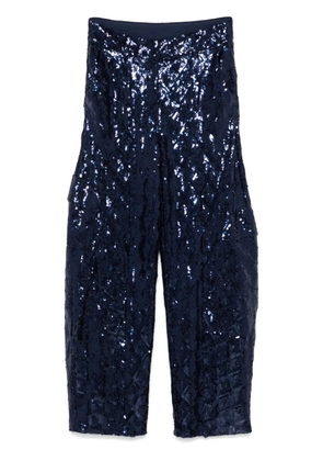 ROTATE BIRGER CHRISTENSEN sequinned cargo pants - Blue