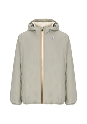 K-Way The Real 4.0 hooded zip jacket - Neutrals