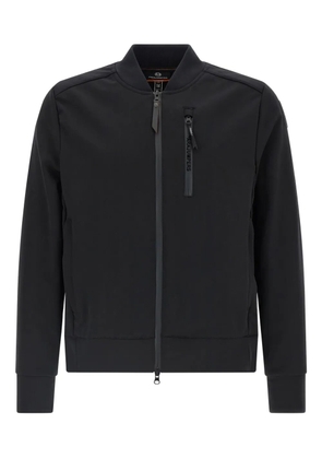 Parajumpers Mckay zip-front logo-patch sweatshirt - Black