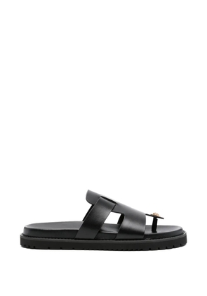 Versace leather sandals - Black