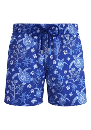 Vilebrequin X-Ray Turtles swim shorts - Blue