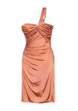 TOM FORD one-shoulder twist-front cocktail dress - Pink