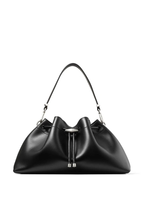 Jimmy Choo medium Cinch leather bucket bag - Black