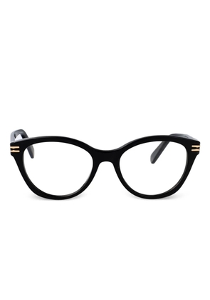 Bvlgari cat-eye frame glasses - Black