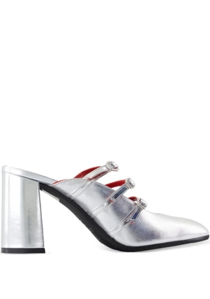 Carel Paris 85mm Fatale buckle-detail pumps - Silver
