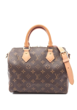 Louis Vuitton Pre-Owned 2020 25 Speedy Bandouliere monogram tote bag - Brown