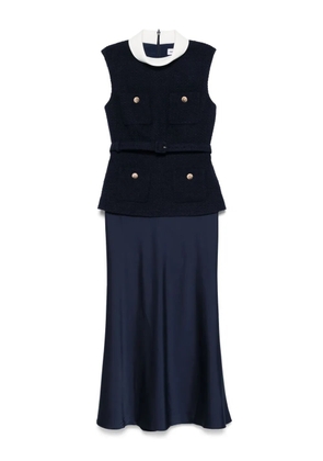 Self-Portrait layered dress - Blue