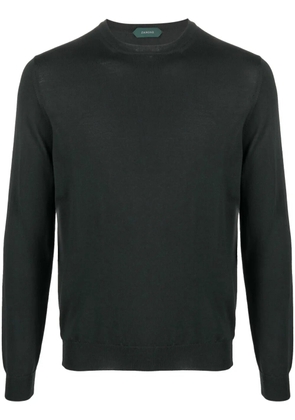 Zanone textured sweater - Green