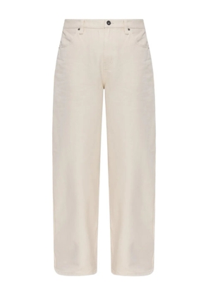 Self-Portrait tapered-leg jeans - White