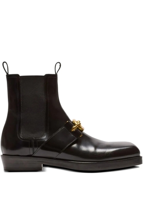 Balmain 35mm chain-embellished chelsea boots - Black