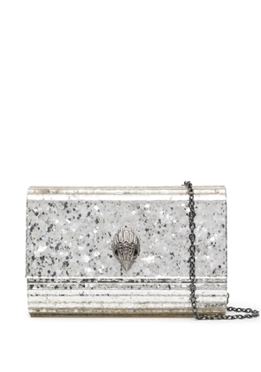 Kurt Geiger London Party Eagle clutch bag - Silver