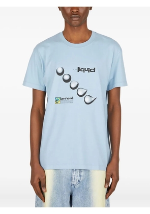 EYTYS liquid-print T-shirt - Blue