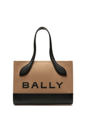 Bally Bar Keep On logo-print tote - Brown