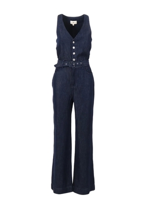 7 For All Mankind Lustre belted jumpsuit - Blue