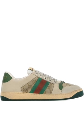Gucci Screener logo-embellished low-top sneakers - Brown