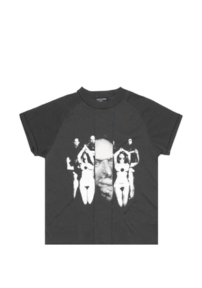 Enfants Riches Déprimés Anton/Hopper Assemblage raglan-sleeve T-shirt - Grey