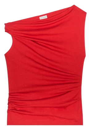 DRIES VAN NOTEN off-shoulder top - Red