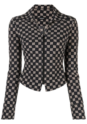 MISBHV monogram zipped fitted jacket - Black