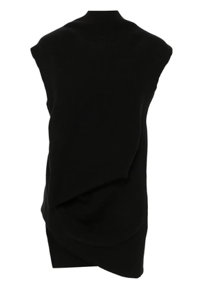 Rick Owens Jumbo Babel ribbed-knit vest - Black