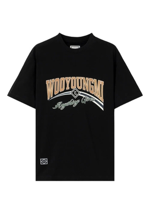 Wooyoungmi logo graphic T-shirt - Black