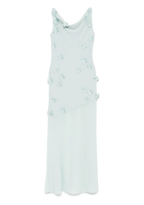 ROTATE BIRGER CHRISTENSEN Waterfall maxi dress - Blue
